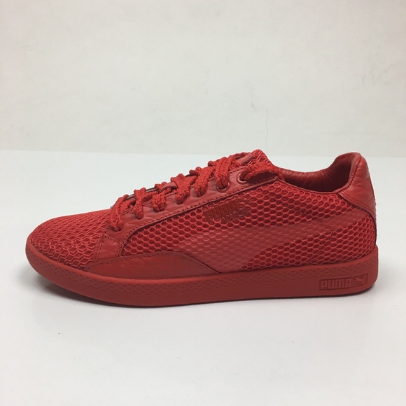 Solange x Puma Suede Classic Woven Red Women's US6 - Picture 2 of 4